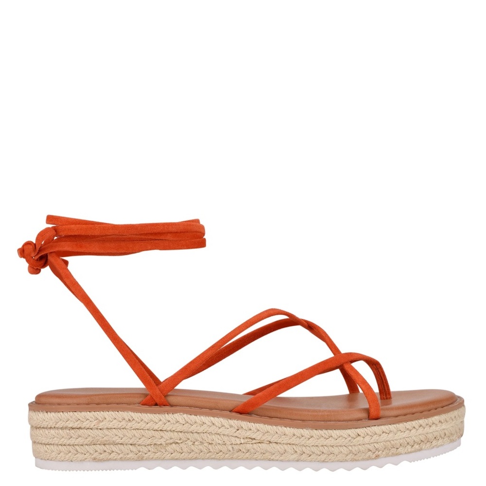 Nine West “Candid Ankle Wrap Espadrille Sandals”